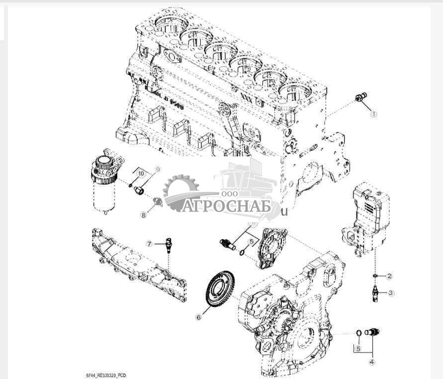 6744 Датчики двигателя 